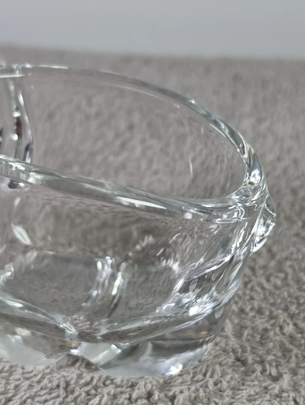 Clear Glass Elephant Decorative Dish - Or Trinket Holder